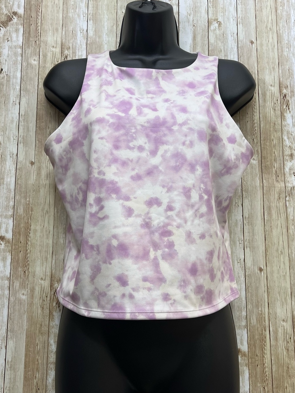 Express Tie-Dye Lavender Sleeveless Women's Tank Top Size Large